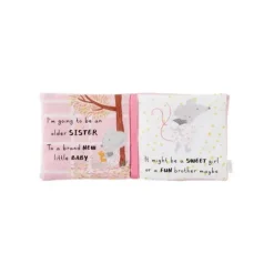 Mud Pie Books For Babies|Big & Little Sister*Big Sister Book & Pin Set Pink