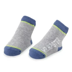 Mud Pie Baby Gloves & Socks*Gray Mr. Hipster Baby Socks, 0-12M