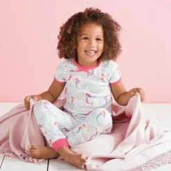 Mud Pie Baby Sleepwear*Mermaid Print Two-Piece Pajama Set