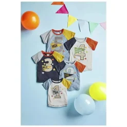 Mud Pie Baby Milestone|Birthday Party*1st Birthday Boy Tee
