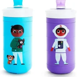 Munchkin Straw, Sippy & Training Cups|Dishes, Utensils & Food Containers*- 1 Pk 9 Oz Twisty Bite Proof Sippy Cup, Assorted item
