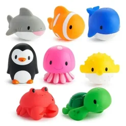Munchkin Bath Toys*- 8 Pk Ocean Squirters
