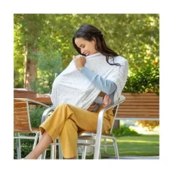 Munchkin Nursing Covers, Scarves, & Wedges*- Antimicrobial 5-In-1 Cover - Quiet Skies