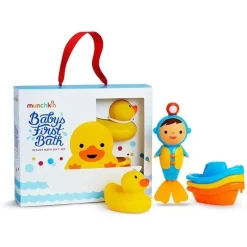 Munchkin Bath Gift Set|Bath Toys*- Baby's First Bath Bundle