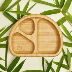 Munchkin Suction Plates & Bowls|Dishes, Utensils & Food Containers*- Bambou Divided Suction Plate