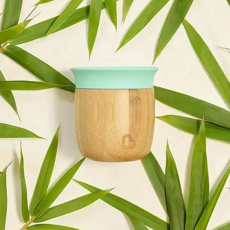 Munchkin Straw, Sippy & Training Cups|Dishes, Utensils & Food Containers*- Bambou Open Training Cup for Babies