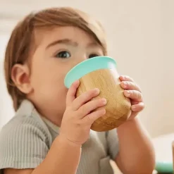 Munchkin Straw, Sippy & Training Cups|Dishes, Utensils & Food Containers*- Bambou Open Training Cup for Babies