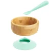 Munchkin Suction Plates & Bowls|Dishes, Utensils & Food Containers*- Bambou Suction Bowl & Silicone Spoon