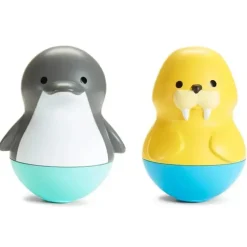 Munchkin Bath Toys*- Bath Bobbers Mold Free Baby and Toddler Bath Toy, Dolphin/Walrus