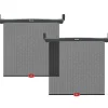 Brica Car Window Shades*Munchkin - 2Pk Sun Safety Car Window Roller Shade