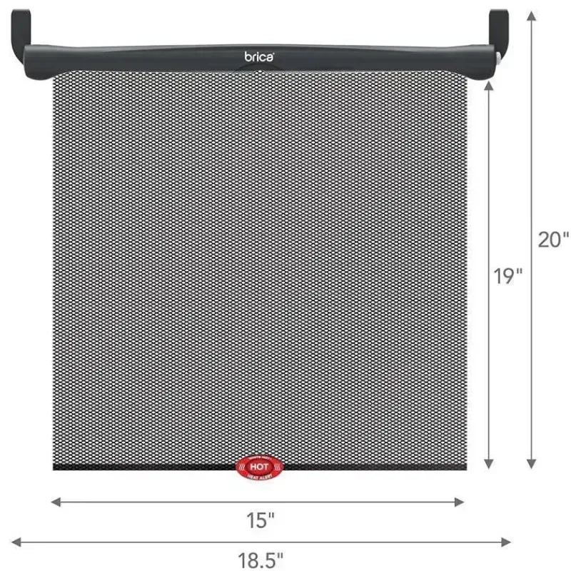 Brica Car Window Shades*Munchkin - 2Pk Sun Safety Car Window Roller Shade