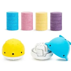 Munchkin Bath Toys*- Color Buddies Bath Bombs & 2 Toy Dispenser Set