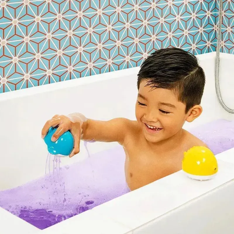 Munchkin Bath Toys*- Color Buddies Bath Bombs & 2 Toy Dispenser Set