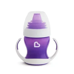 Munchkin Straw, Sippy & Training Cups|Dishes, Utensils & Food Containers*- Gentle 4Oz Transition Cup, Purple