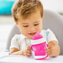 Munchkin Straw, Sippy & Training Cups|Dishes, Utensils & Food Containers*- Gentle 4Oz Transition Cup, Pink
