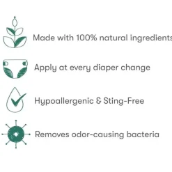 Munchkin Skin Treatments*- HYP03 No Rub Daily Diaper Rash Spray with Hypochlorous, Award Winning 100% Natural, 600 Sprays