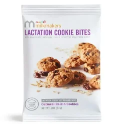 Munchkin Postpartum*- Milkmakers Lactation Cookie Bites, Oatmeal Raisin, 1 Count