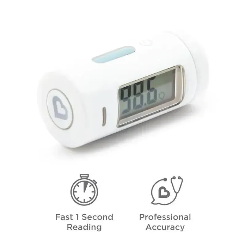 Munchkin Thermometers*- Mini Infrared Thermometer for Baby, Kids and Adults, Fast 1 Second Digital Reading, Travel Case Included