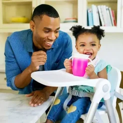 Munchkin Straw, Sippy & Training Cups|Dishes, Utensils & Food Containers*2019 Miracle 360° Trainer Cup 7 oz, Assorted Colors (Pink&Purple or Blue&Green), 2-Pack