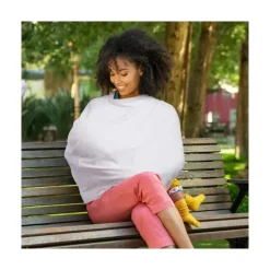 Munchkin Nursing Covers, Scarves, & Wedges*- Multiuse 5-In-1 Cover - Pale Peach
