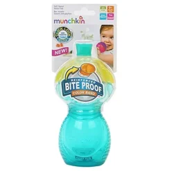 Munchkin Straw, Sippy & Training Cups|Dishes, Utensils & Food Containers*9 oz Bite Proof Sippy Cup 2-Pack, Colors May Vary