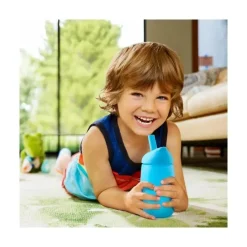 Munchkin Water Bottle|Dishes, Utensils & Food Containers*- 10Oz Simple Clean Straw Cup - Blue