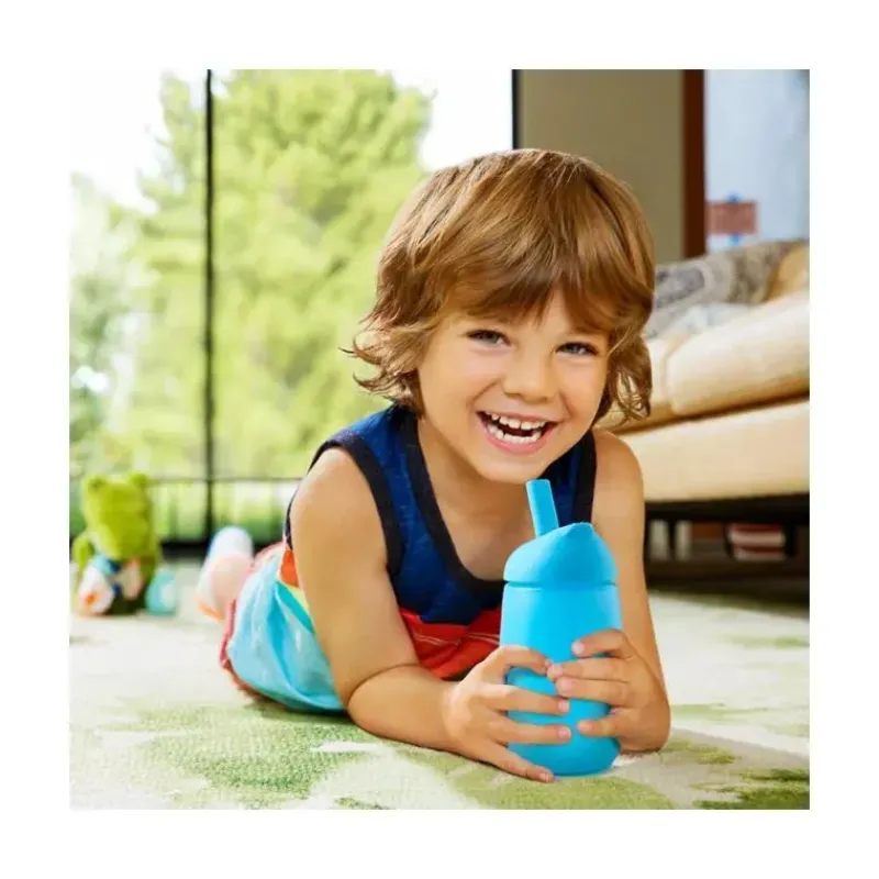 Munchkin Water Bottle|Dishes, Utensils & Food Containers*- 10Oz Simple Clean Straw Cup - Blue