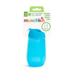 Munchkin Water Bottle|Dishes, Utensils & Food Containers*- 10Oz Simple Clean Straw Cup - Blue