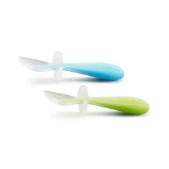 Munchkin Utensils & Accessories|Dishes, Utensils & Food Containers*- 2Pk Gentle Scoop Spoons, Blue/Green