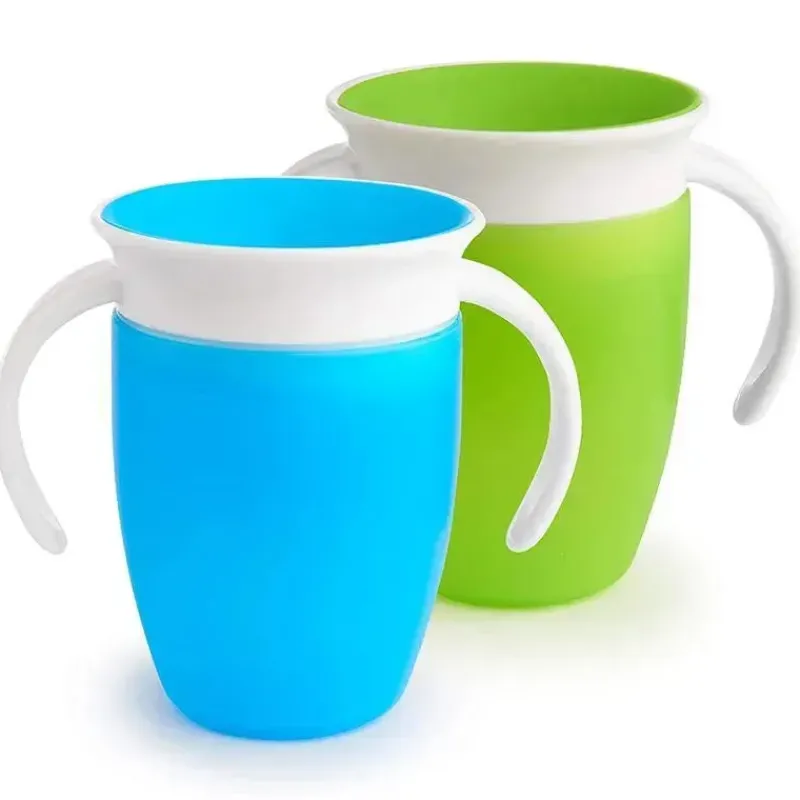 Munchkin Straw, Sippy & Training Cups|Dishes, Utensils & Food Containers*- 2Pk Miracle 360° Trainer Cup, Blue/Green