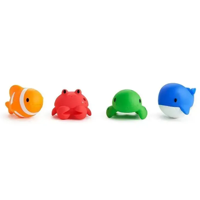 Munchkin Bath Toys*- 4Pk Ocean Squirts Baby Bath Toy
