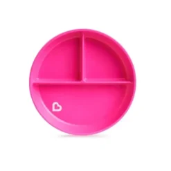 Munchkin Suction Plates & Bowls|Dishes, Utensils & Food Containers*- 1Pk Stay Put Suction Plate, Pink