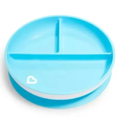 Munchkin Suction Plates & Bowls|Dishes, Utensils & Food Containers*- 1Pk Stay Put Suction Plate, Blue