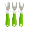 Munchkin Utensils & Accessories|Dishes, Utensils & Food Containers*- Raise 3Pk Toddler Forks, Green
