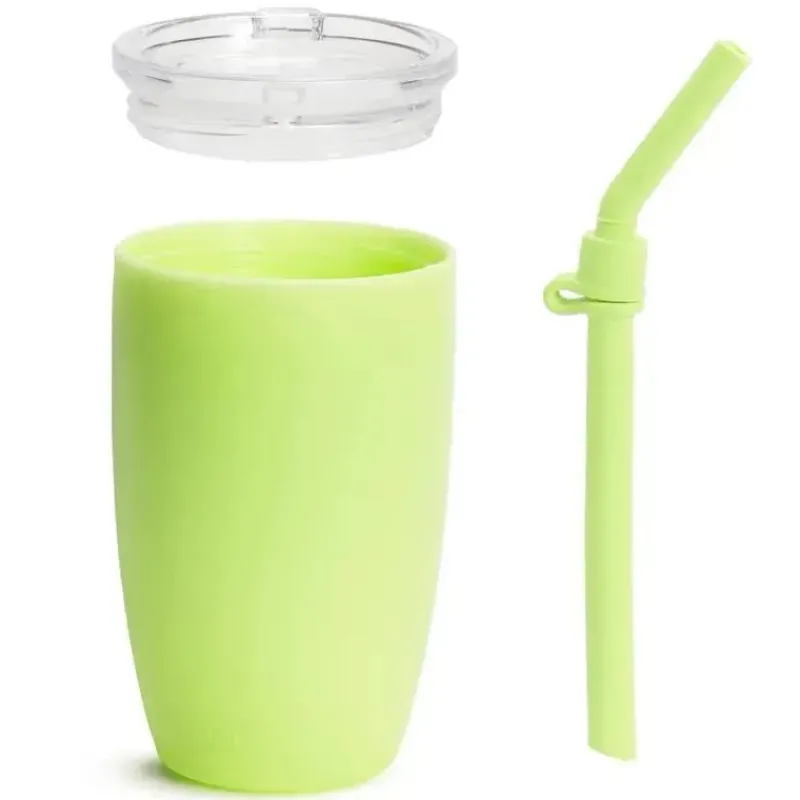 Munchkin Straw, Sippy & Training Cups|Dishes, Utensils & Food Containers*- Simple Clean Toddler Sippy Cup Tumbler with Easy Clean Straw, 10 Ounce, Blue