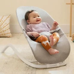 Munchkin Seats & Booster Chairs*- Spring 2 in 1 Baby Bouncer and Rocker, Portable, Lightweight and Compact with 3 Recline Positions