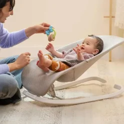 Munchkin Seats & Booster Chairs*- Spring 2 in 1 Baby Bouncer and Rocker, Portable, Lightweight and Compact with 3 Recline Positions