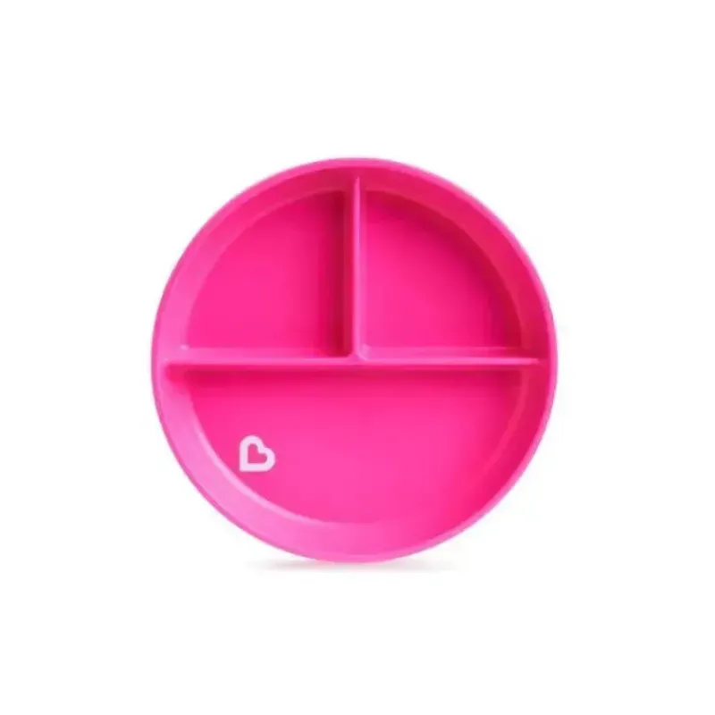Munchkin Suction Plates & Bowls|Dishes, Utensils & Food Containers*2019 Stay Put Suction Plate, Assorted Colors (Blue, Purple, Green & Pink)
