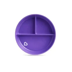Munchkin Suction Plates & Bowls|Dishes, Utensils & Food Containers*2019 Stay Put Suction Plate, Assorted Colors (Blue, Purple, Green & Pink)