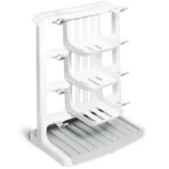 Munchkin Utensils & Accessories|Dishes, Utensils & Food Containers*- Tidy Dry Space Saving Vertical Bottle Drying Rack for Baby Bottles and Accessories, White