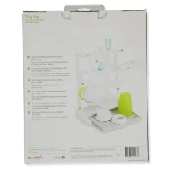 Munchkin Utensils & Accessories|Dishes, Utensils & Food Containers*- Tidy Dry Space Saving Vertical Bottle Drying Rack for Baby Bottles and Accessories, White