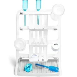 Munchkin Utensils & Accessories|Dishes, Utensils & Food Containers*- Tidy Dry Space Saving Vertical Bottle Drying Rack for Baby Bottles and Accessories, White