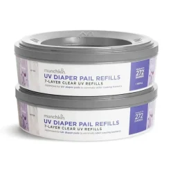 Munchkin Diaper Pails & Refills*- Uvc Diaper Pail Refill Rings - 2Pk