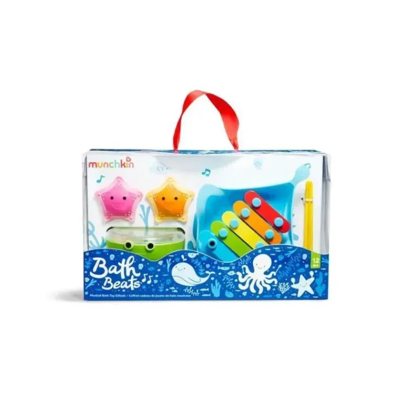 Munchkin Gifts From $25 To $50|Bath Gift Set*Bath Beats Musical Bath Toy Gift Set