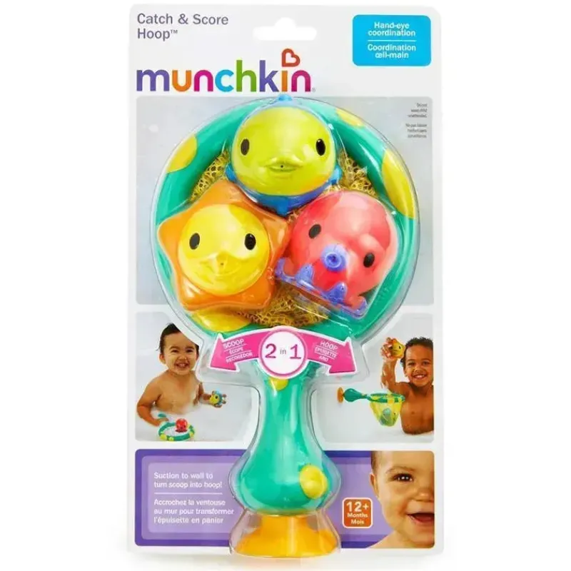 Munchkin Bath Toys*Catch & Score Hoop Bath Toy, Basketball