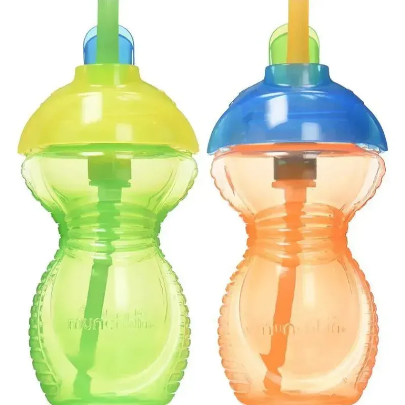 Munchkin Straw, Sippy & Training Cups|Dishes, Utensils & Food Containers*Click Lock Flip Straw 2-Pack, 9 oz. Colors May Vary