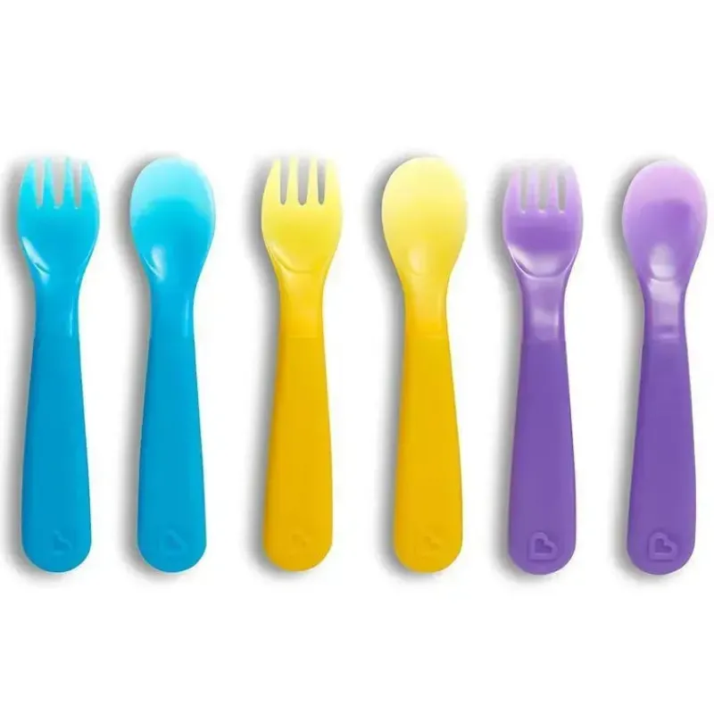 Munchkin Utensils & Accessories|Dishes, Utensils & Food Containers*Colorreveal Color Changing Forks & Spoons - 6Pk