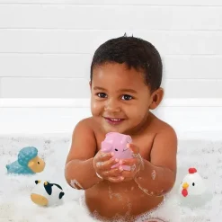 Munchkin Bath Toys*Farm Bath Squirts, 4-Pack