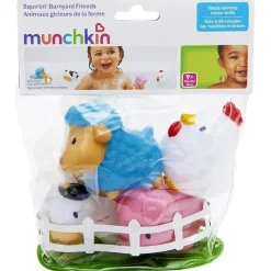 Munchkin Bath Toys*Farm Bath Squirts, 4-Pack