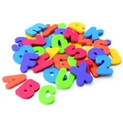 Munchkin Bath Toys*Learn Bath Letters & Numbers Primary, 36-Count